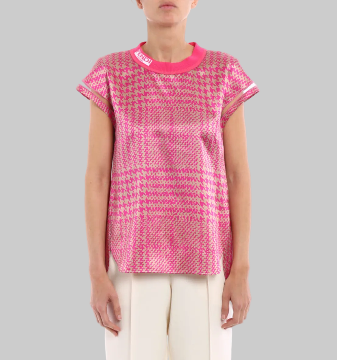 FENDI Silk patterned Blouse - Size S