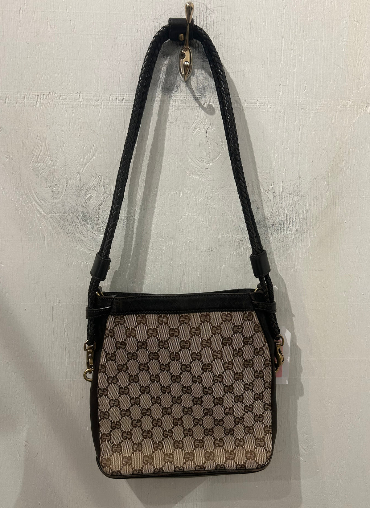 GUCCI Web Vintage Shoulder Bag