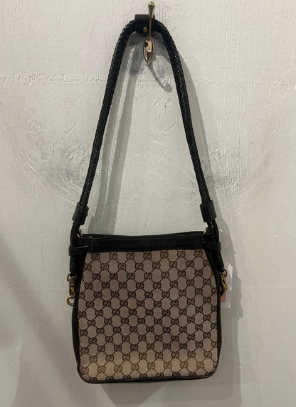 GUCCI Web Vintage Shoulder Bag
