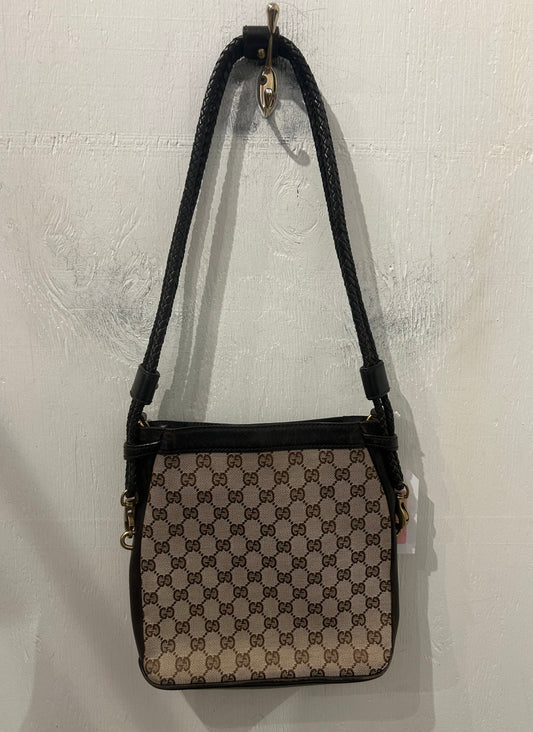 GUCCI Web Vintage Shoulder Bag