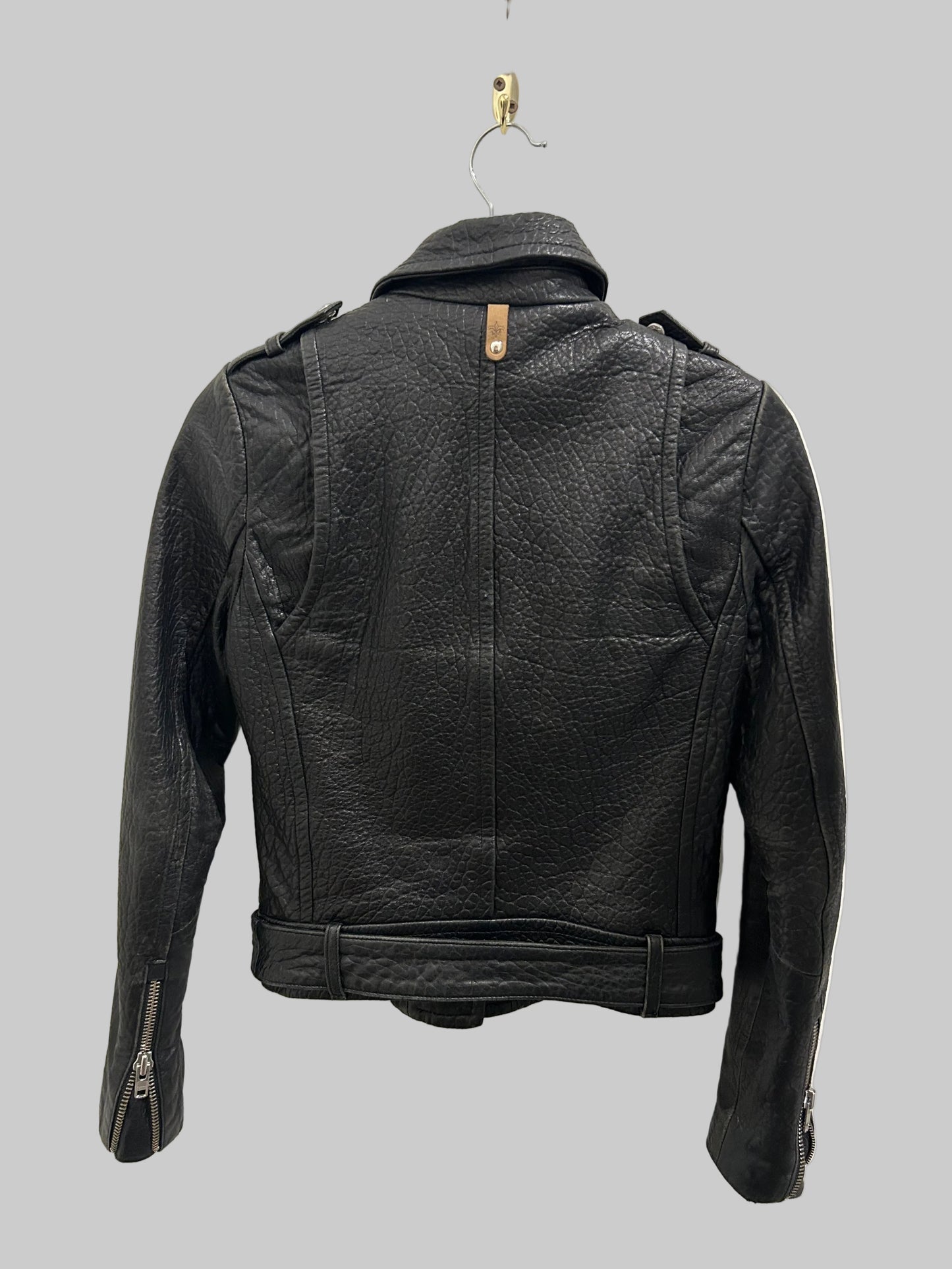 MACKAGE Black Moto Jacket - Size xxs