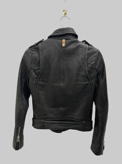 MACKAGE Black Moto Jacket - Size xxs