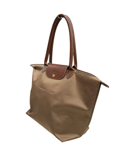 LONGCHAMP Brown Pilage Tote M