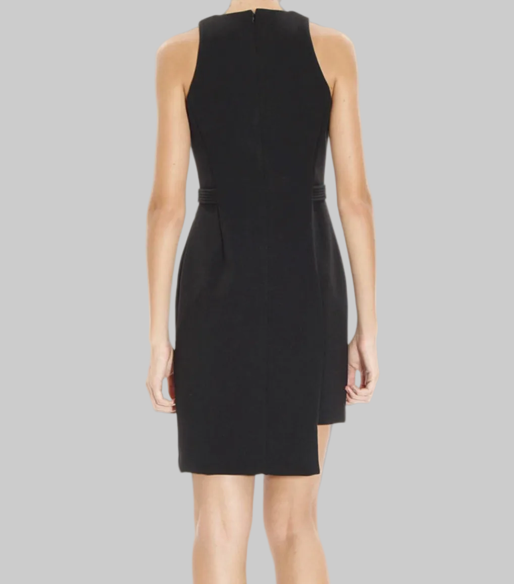 VERSACE Black Belted Dress - Size s