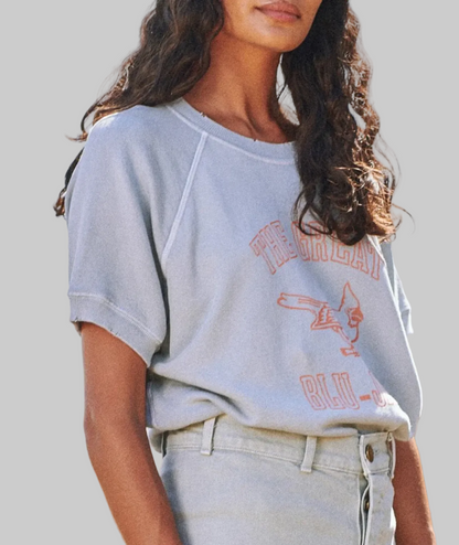 THE GREAT Blu-Jays Sweatshirt Tee - Size M