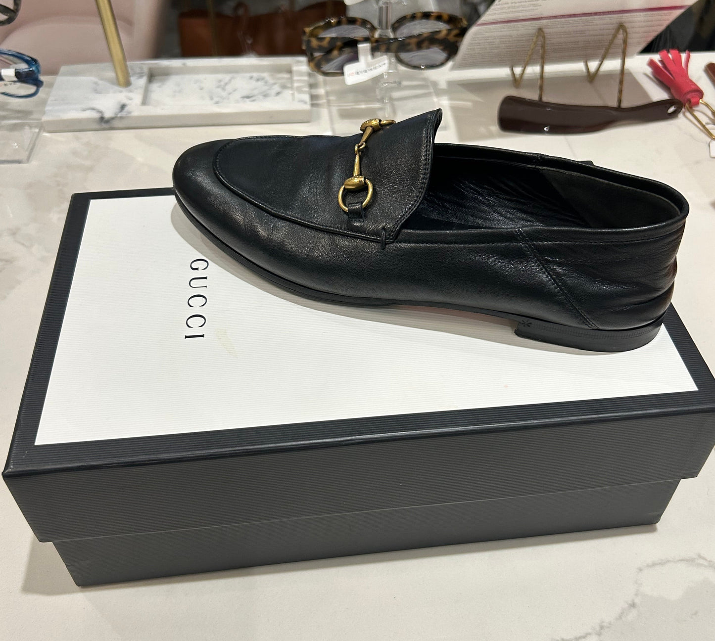 GUCCI Brixton Loafers - Size 39