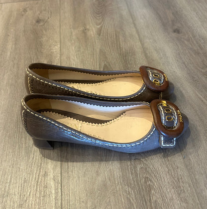PRADA Cintage Heeled Ballet Flat - Size 36.5