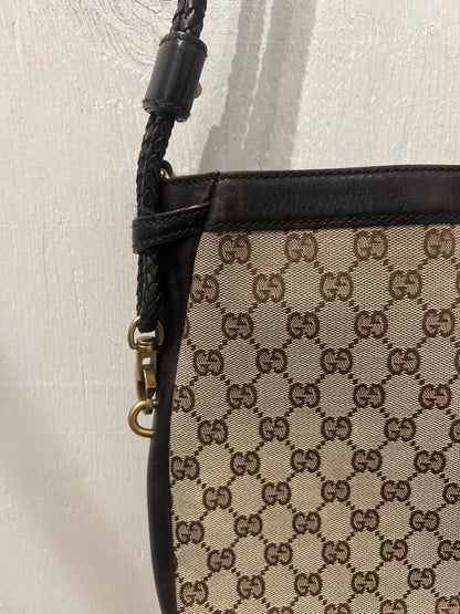 GUCCI Web Vintage Shoulder Bag