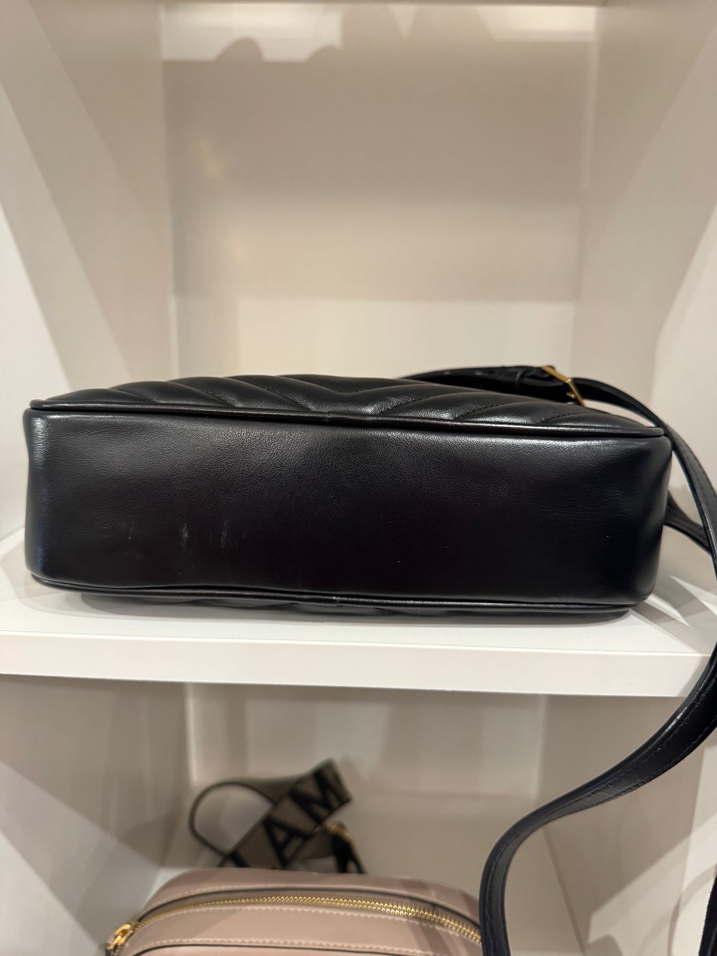 SAINT LAURENT Medium Lou YSL Monogram Leather Camera Bag