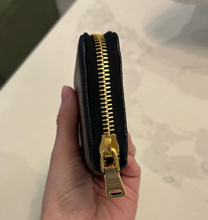 MIU MIU Vitello Daino, Nero Coin Purse