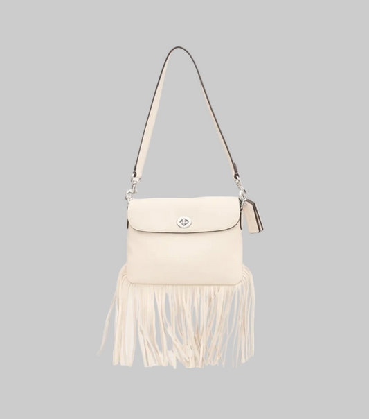 NEW* COACH Leather 1964 Fringe bag
