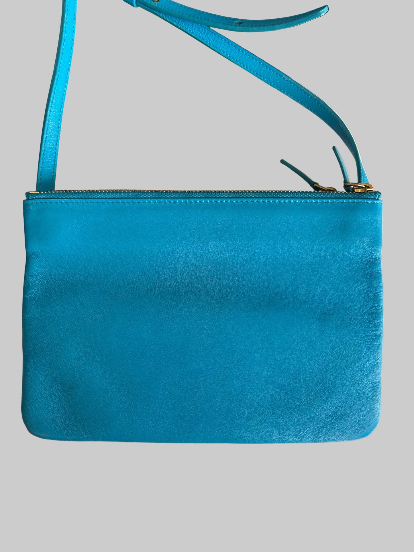 CÉLINE Blue Small Trio Crossbody