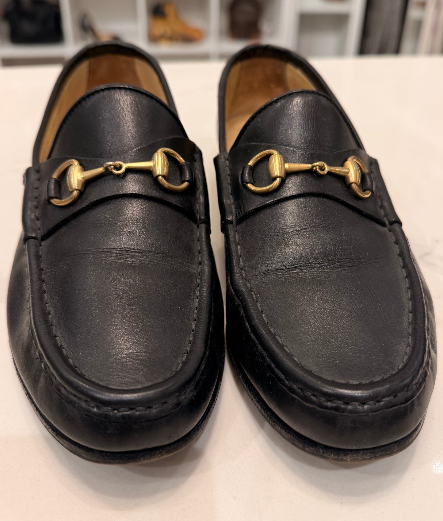 GUCCI Horsebit Loafers - Size 37.5