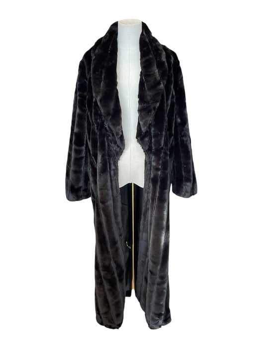 LUXE LABEL Long faux fur coat - Size s