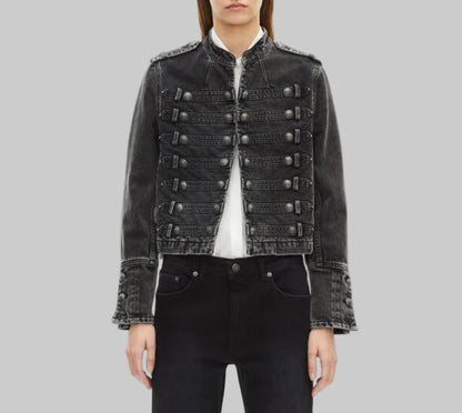 THE KOOPLES Denim Military Jacket - Size 1