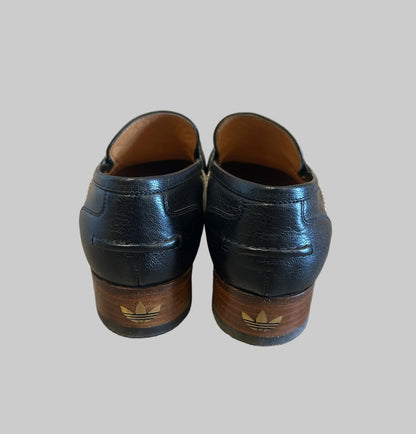 GUCCI X ADIDAS Horse-bit Loafers - Size 38