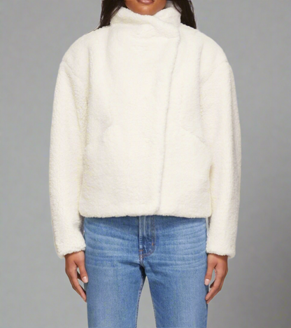 FRAME Faux Sherling Sherpa Jacket - Size L