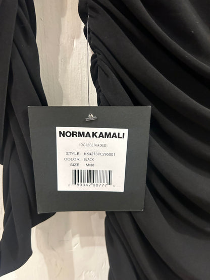 NEW* NORMA KAMALI Black Ruched Dress - Size M