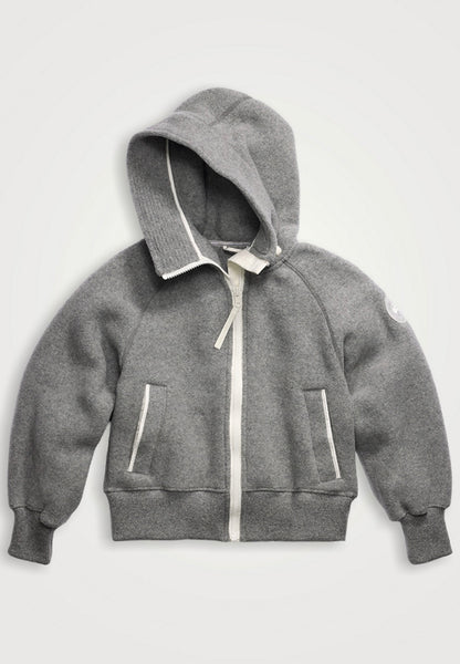 CANADA GOOSE Grey Chiliwack Fleece Bomber - Size XL