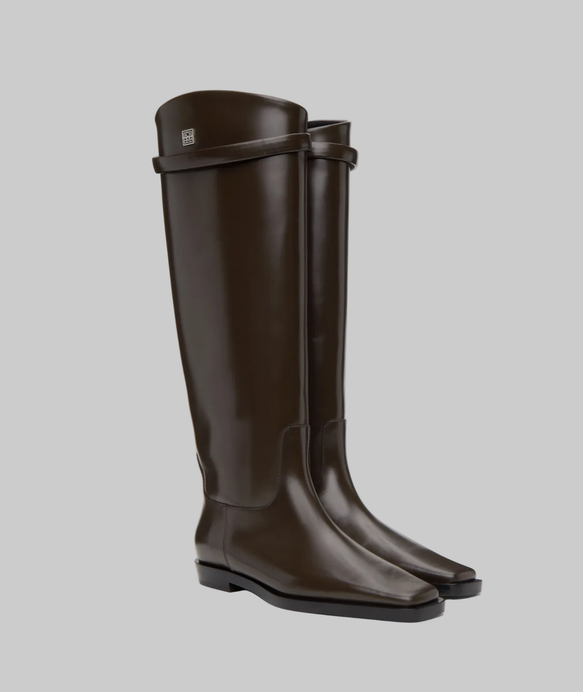 TOTEME Brown Leather Riding Boots - Size 38