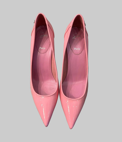 CHRISTIAN LOUBOUTIN Sporty Kate Patent Leather Pumps 85 - Size 38