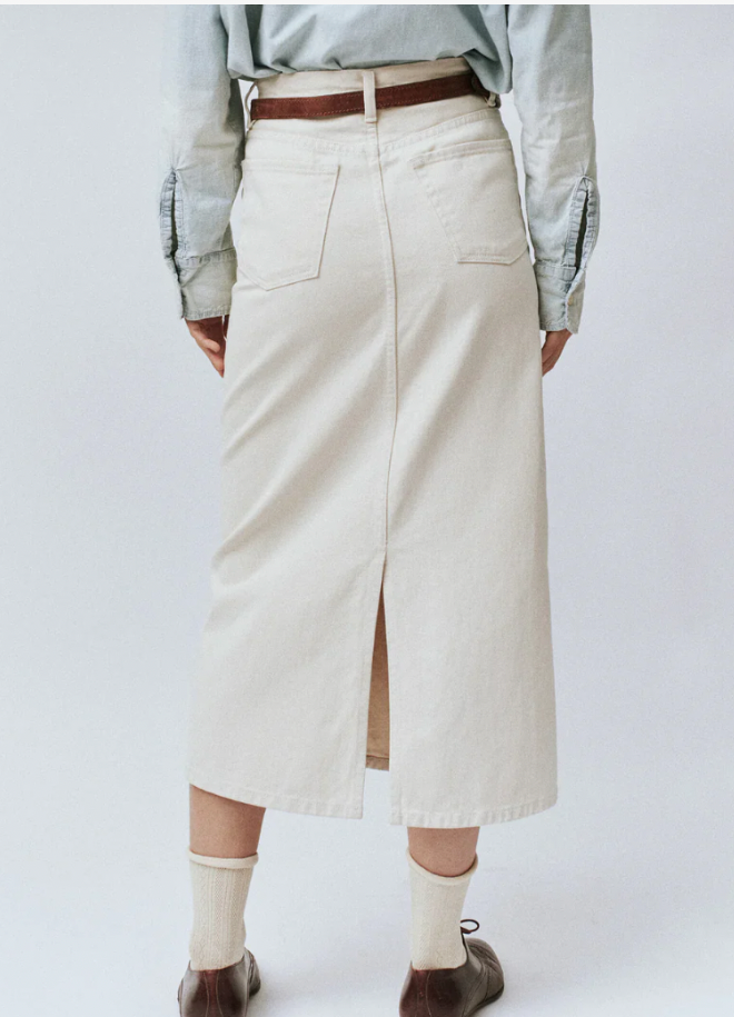 New* THE GREAT Column Skirt - Size 29