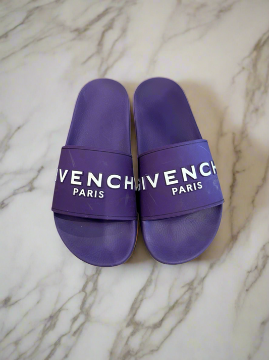 GIVENCHY Purple Slides - Size 39