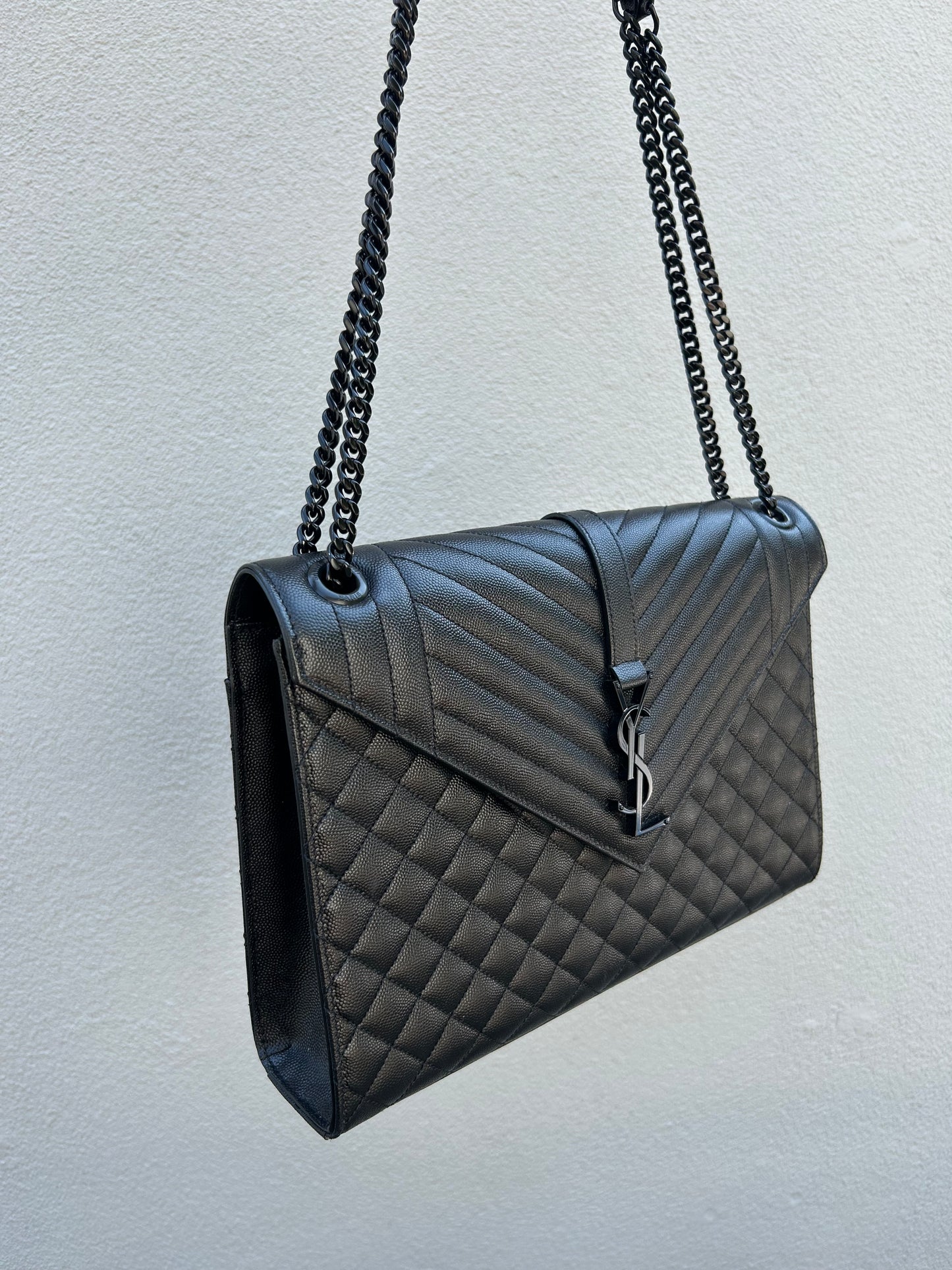 SAINT LAURENT Large Envelope Shoulder Bag