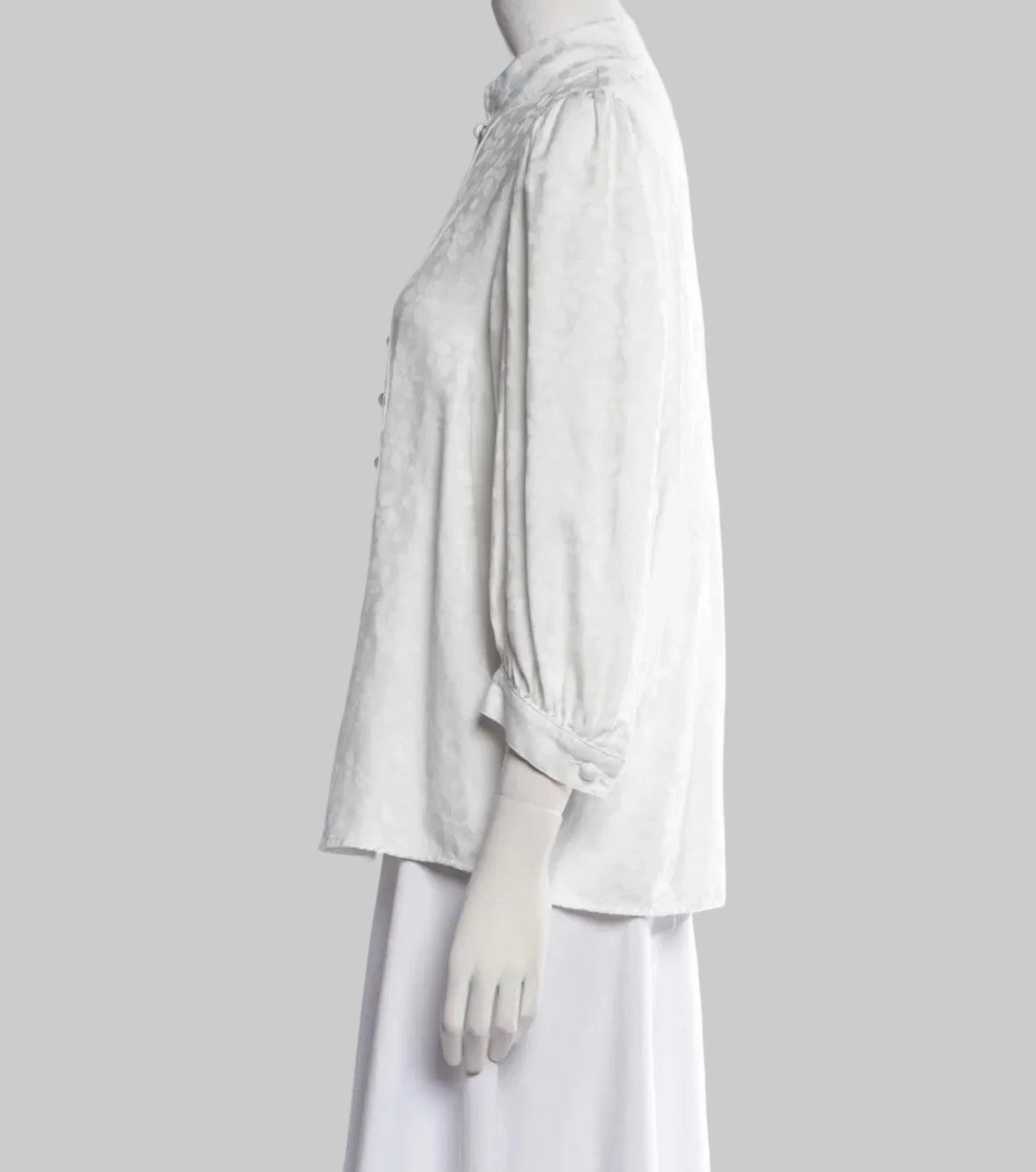 SMYTHE White Puff Sleeve Blouse - Size M