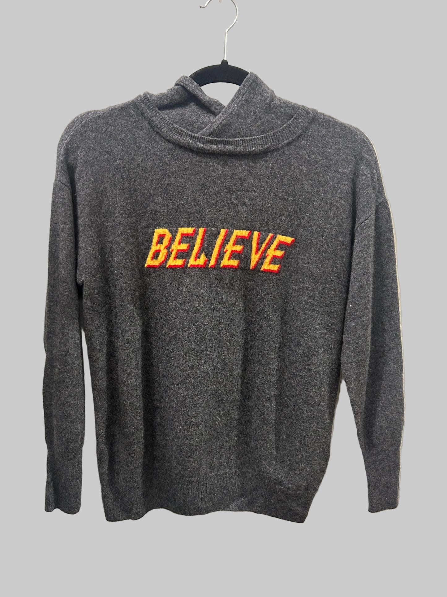 SANDRO Believe Knit Hoodie - Size S