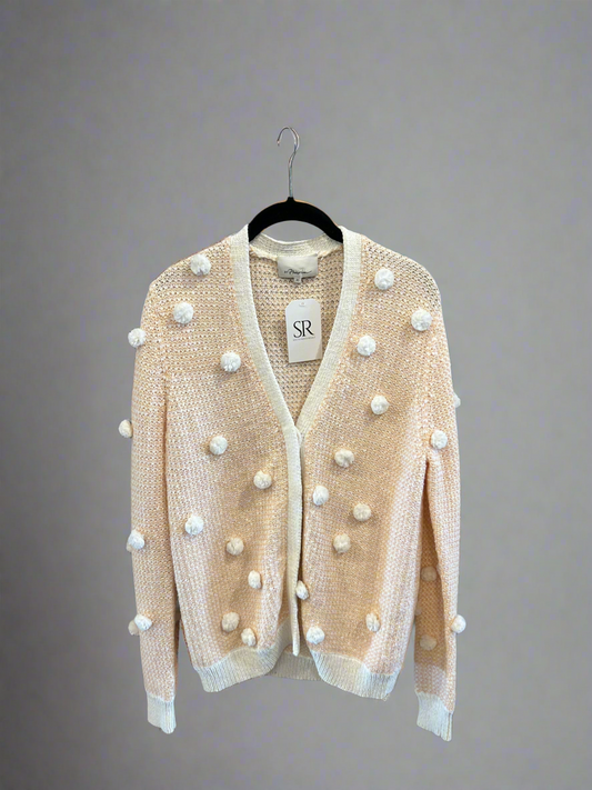 PHILIP LIM Cardigan With Pom Pom - Size xs
