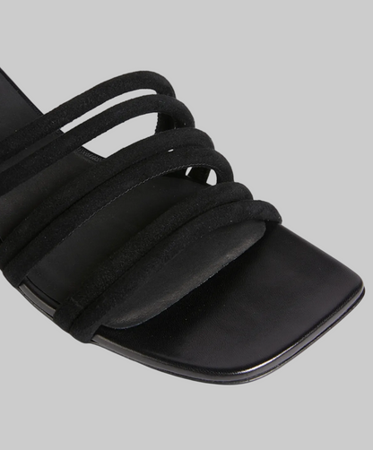 FRAME Le Tonga Leather Mules - Size 38