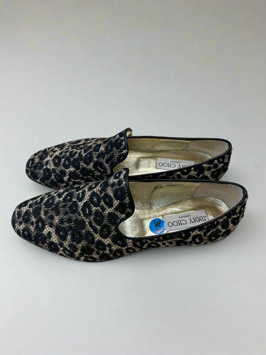 JIMMY CHOO Leopard Loafer - Size 36.5