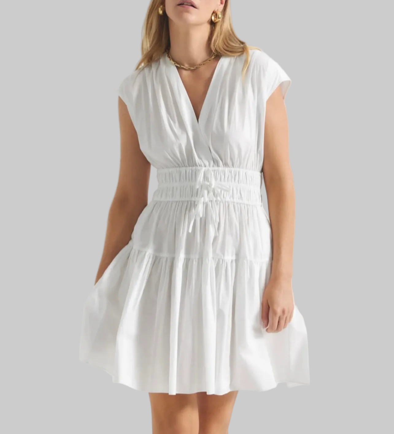 DEREK LAM Tora V-Neck Dress