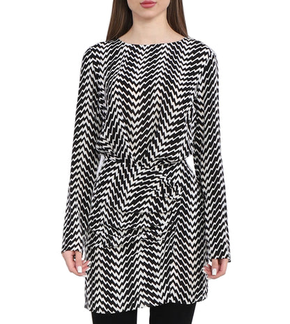 NEW* THE KOOPLES BNW Patterned Mini Dress - Size 2
