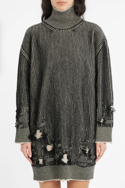 MM6 Maison Margiela Reversible Sweater Dress - Size L