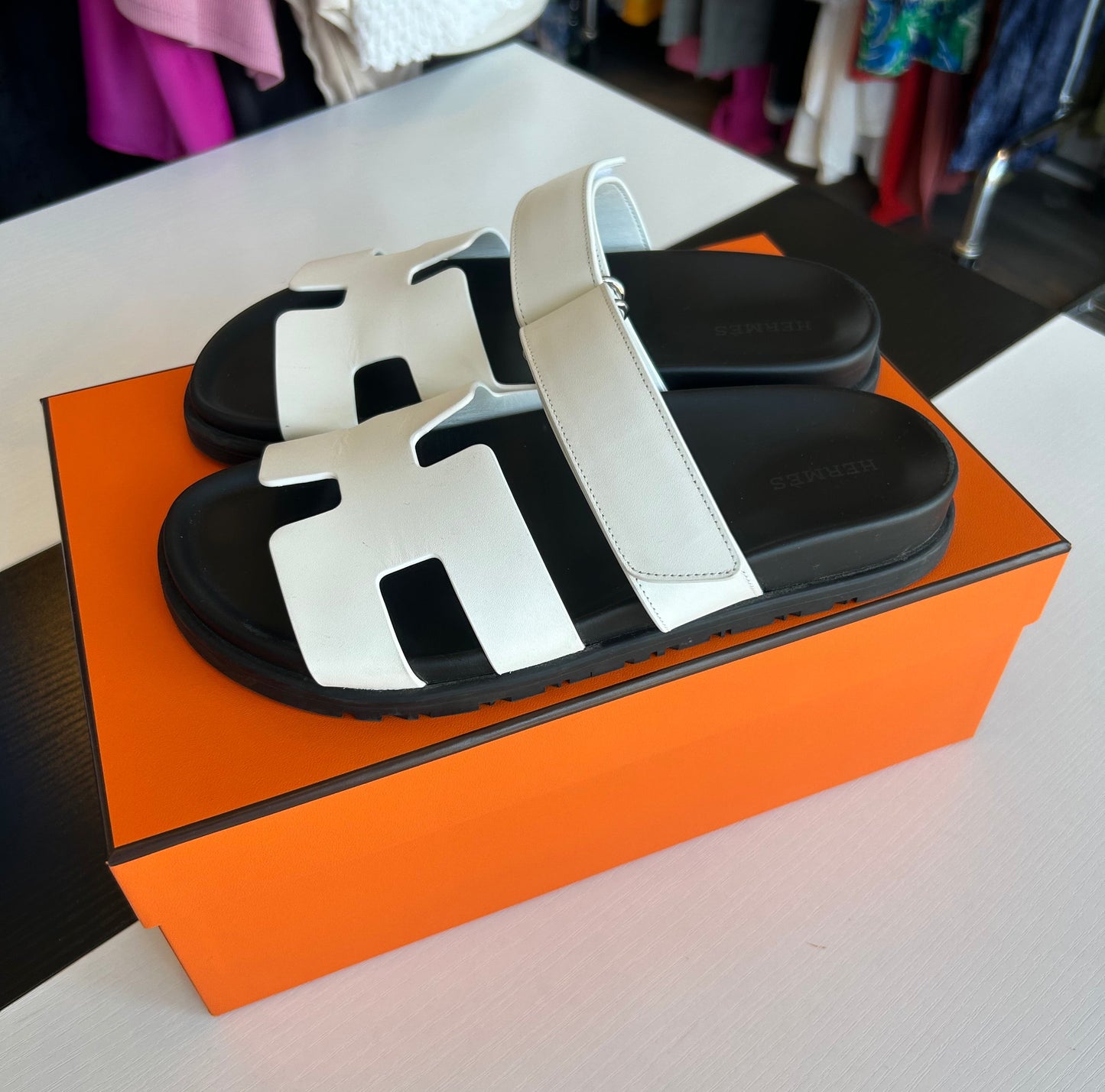HERMÈS Chypre Sandals - Size 37