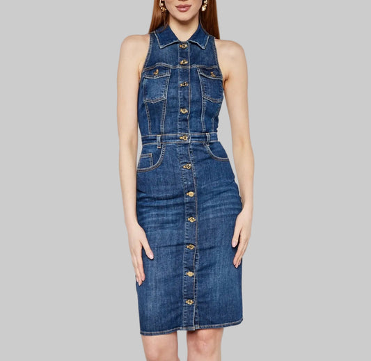 ELISABETTA FRANCHI Denim Dress - Size s