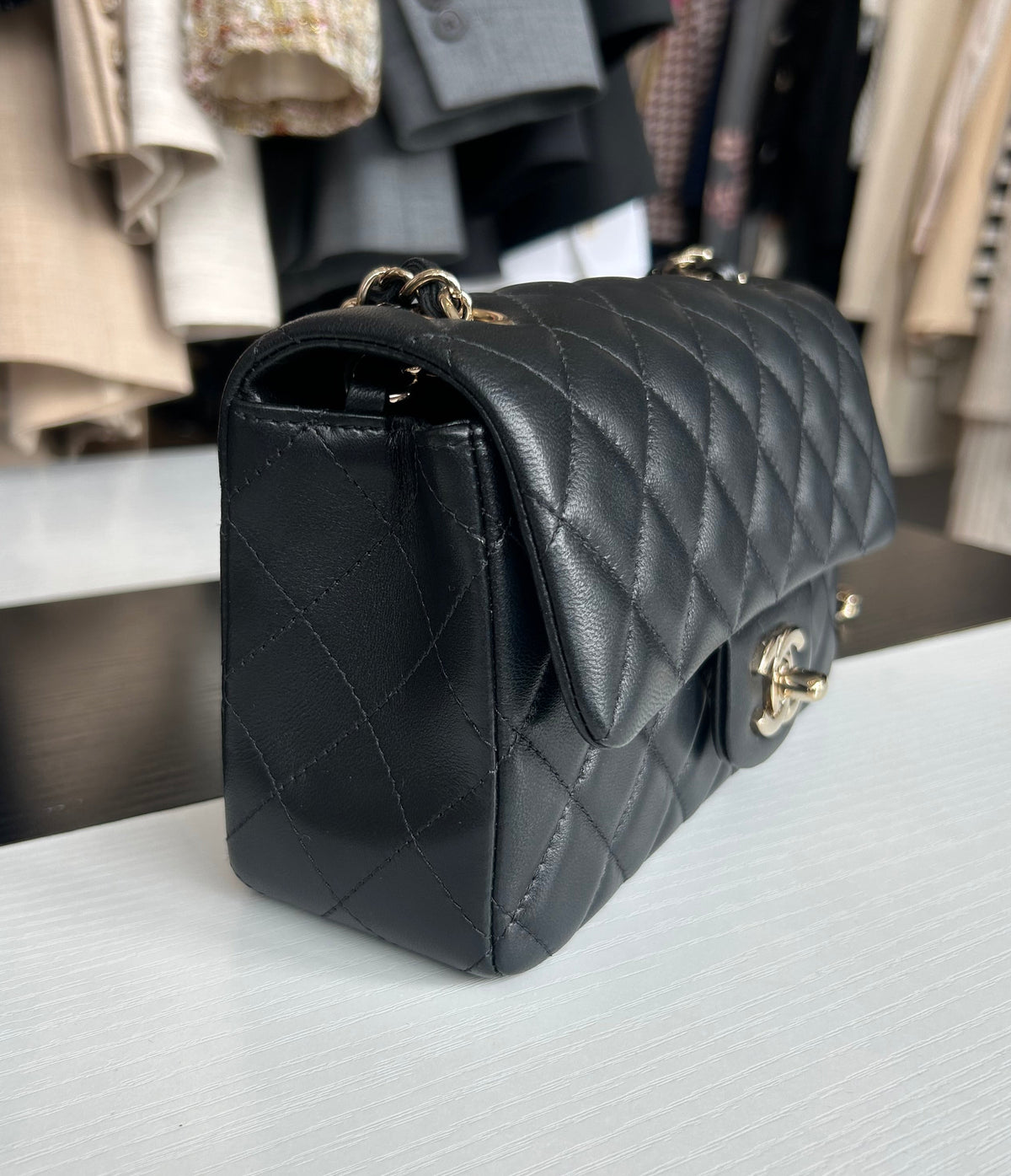 CHANEL 2022 Mini Classic Handbag