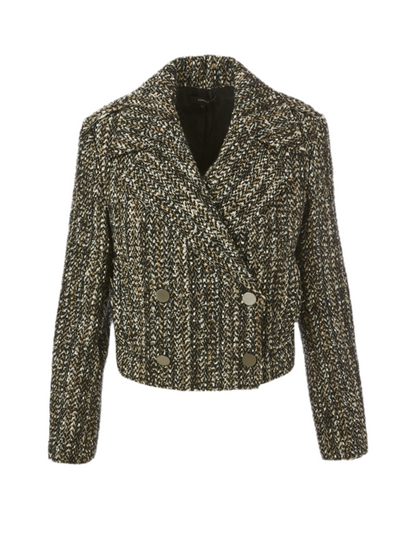 THEORY
Tweed Cropped Jacket - Size 16