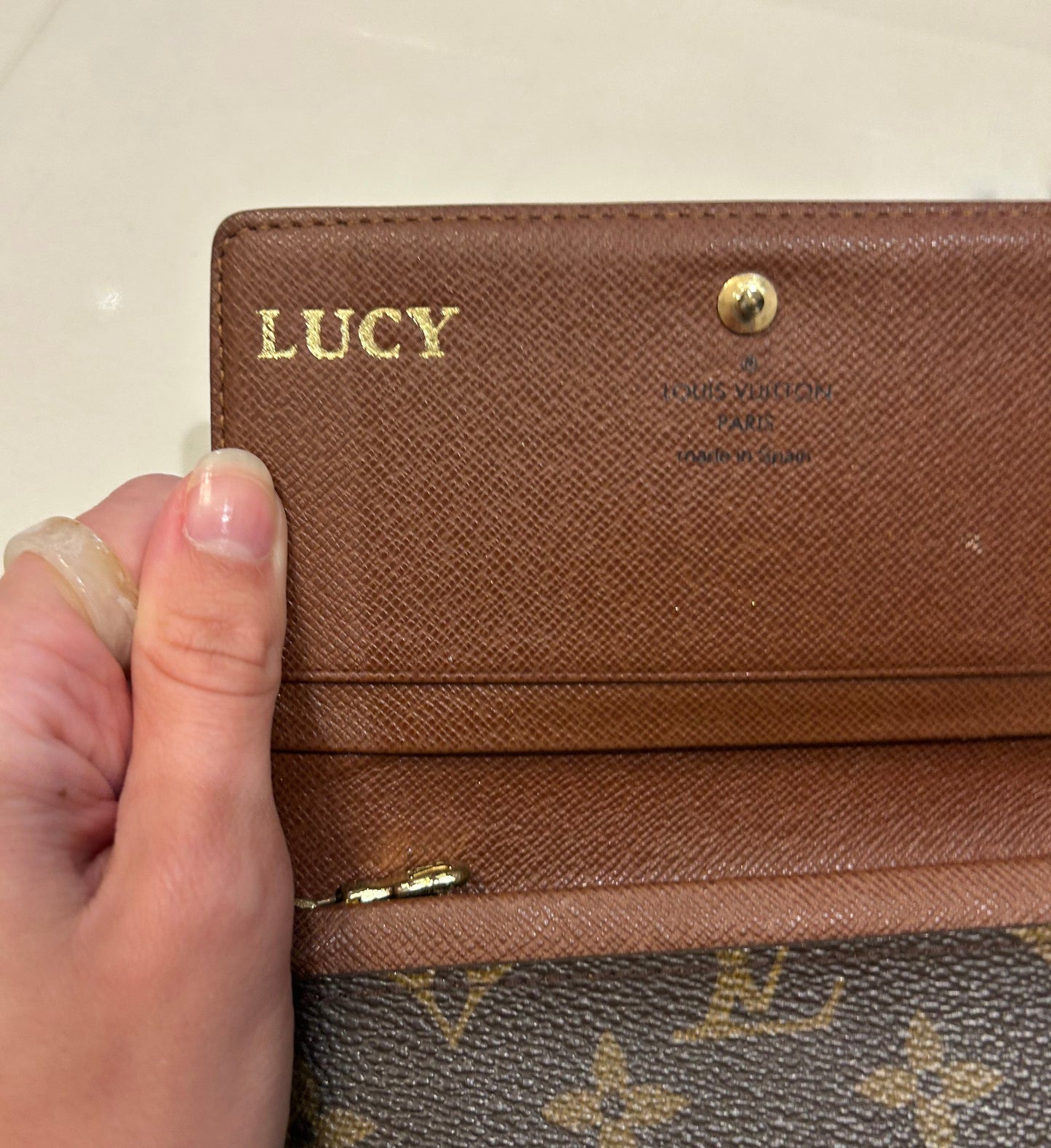 LOUIS VUITTON Monogram Porte-Monnaie Trésor Wallet