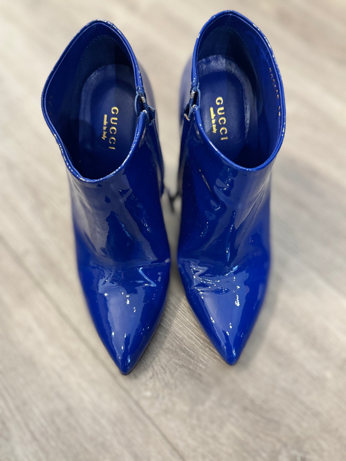 Gucci Patent Boots - Size 37