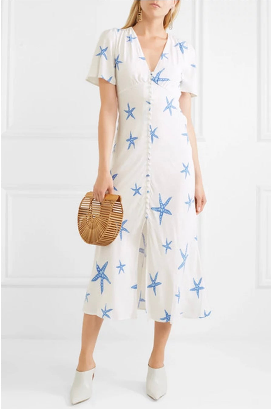 New* RIXO Starfish Dress - Size L