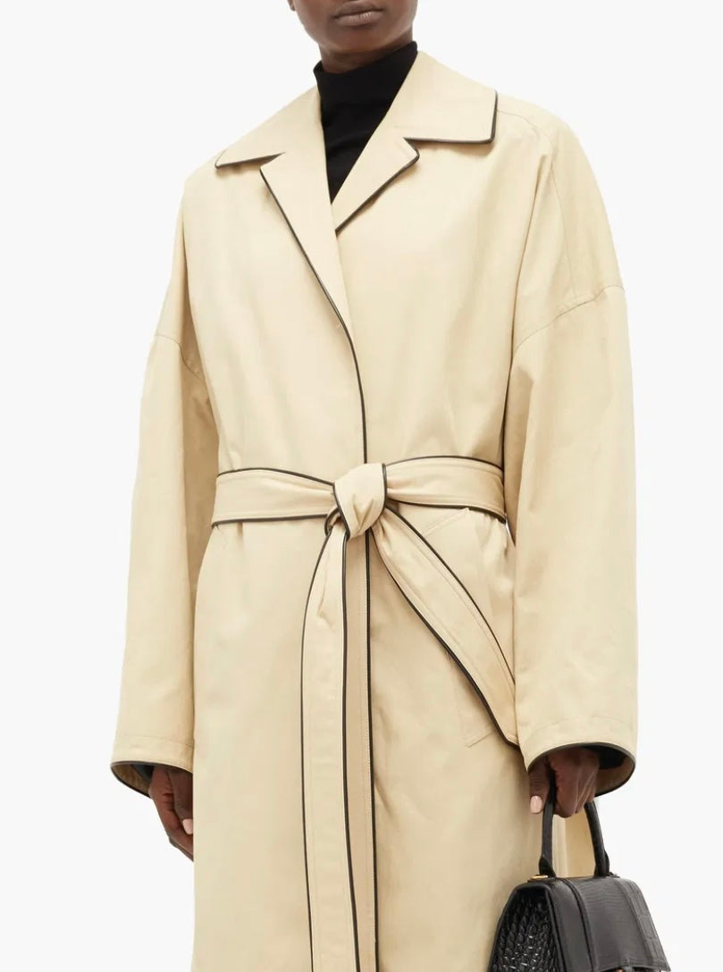 New* BALENCIAGA Belted Trench - Size 34