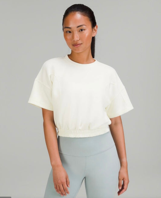 New* Lululemon Softstreme Gathered T-shirt - Size 8