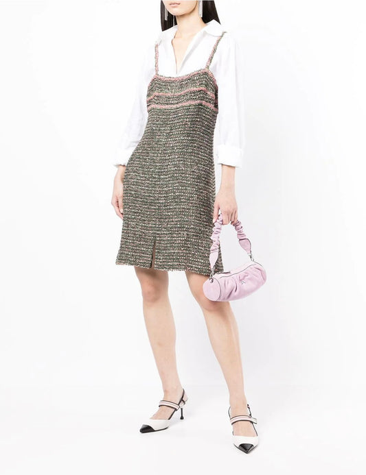 New* CHANEL Tweed Dress - FR34