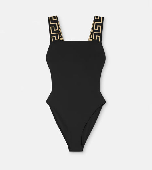 VERSACE Greca Border One Piece Swimsuit - Size S