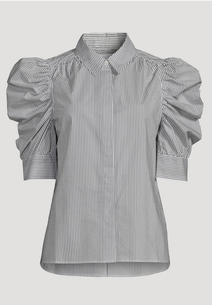 New* FRAME
Ruched Puff Sleeve Shirt - Size M