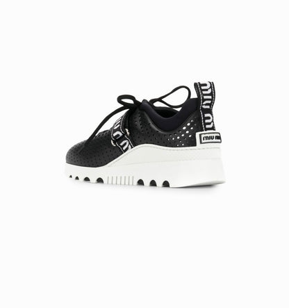 MIU MIU perforated logo sneakers - Size 37