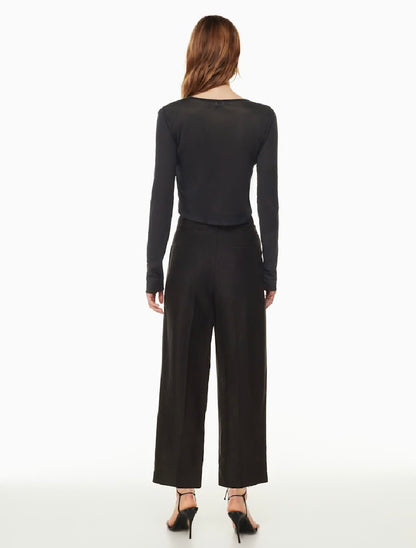 Wilfred
The Effortless Pant Linen Cropped - Size 8